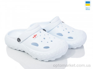 Крокси жіночі Крокси 058 білий Jose Amorales білий  оптом от Optomarket