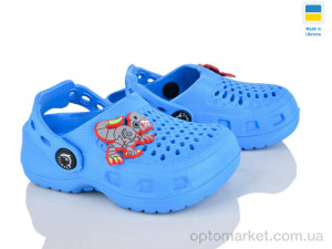 Крокси дитячі Кроксы дит. 10-09 ярк.синий Tismel синій  оптом от Optomarket