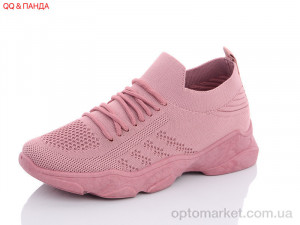 Кросівки жіночі KS1 pink QQ shoes рожевий  оптом от Optomarket