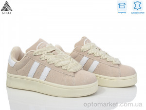 Кросівки дитячі KT320-3 шкіра піна Stilli бежевий оптом от Optomarket