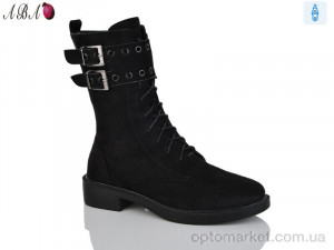 Черевики жіночі KU537-7-1 Aba чорний оптом от Optomarket