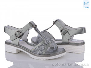 Босоніжки дитячі L0661-5-8 Lilin shoes графіт  оптом от Optomarket