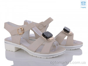 Босоніжки дитячі L0662-2-8 Lilin shoes бежевий оптом от Optomarket