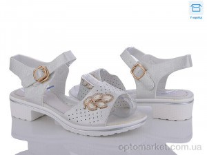Босоніжки дитячі L0663-1-8 Lilin shoes білий  оптом от Optomarket