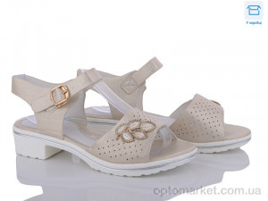 Босоніжки дитячі L0663-2-8 Lilin shoes бежевий  оптом от Optomarket