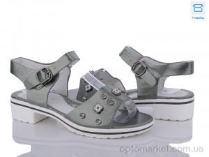 Босоніжки дитячі L0667-5-8 Lilin shoes графіт  оптом от Optomarket