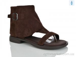 Босоніжки жіночі L072-1 Loretta коричневий оптом от Optomarket