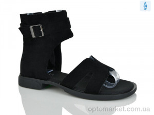 Босоніжки жіночі L076 Loretta чорний оптом от Optomarket