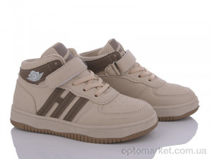 Кросівки дитячі L1-3 Paliament бежевий  оптом от Optomarket