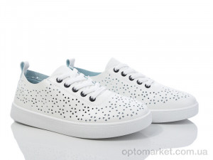 Кросівки жіночі L1076-2 L.B. білий  оптом от Optomarket