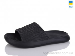 Шльопанці жіночі L111 чорний Olimp чорний оптом от Optomarket