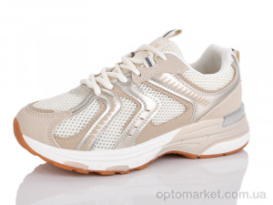 Кросівки жіночі L1160-2 L.B. бежевий  оптом от Optomarket