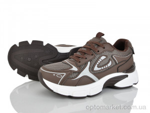 Кросівки жіночі L1203-4 L.B. коричневий  оптом от Optomarket