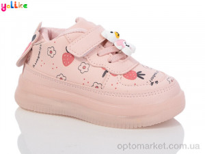 Кросівки дитячі L13-5 Yalike рожевий  оптом от Optomarket