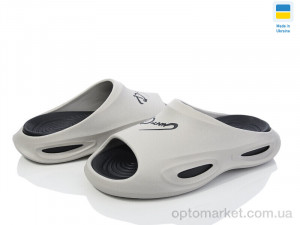 Шльопанці чоловічі L135 сіро-чорний Gipanis сірий  оптом от Optomarket