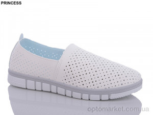 Сліпони жіночі L164 Princess білий  оптом от Optomarket