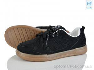 Кросівки жіночі L175-1 Love-L&M-ZDW чорний оптом от Optomarket