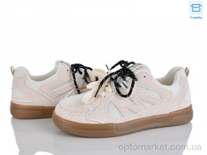 Кросівки жіночі L175-2 Love-L&M-ZDW бежевий оптом от Optomarket