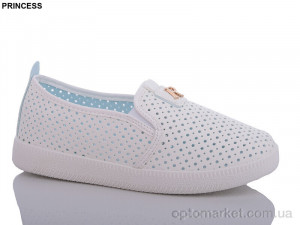 Сліпони жіночі L211 Princess білий  оптом от Optomarket