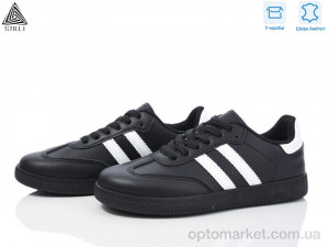 Кросівки жіночі L2410-1 шкіра Stilli чорний оптом от Optomarket