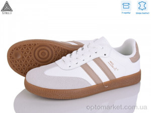 Кросівки жіночі L2410-21 шкіра Stilli білий оптом от Optomarket