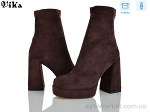 Черевики жіночі L3 Vika коричневий  оптом от Optomarket