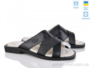 Шльопанці жіночі L60 чорний Lady Million чорний  оптом от Optomarket