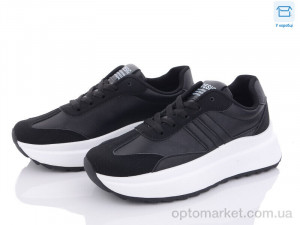 Кросівки жіночі L62-1 Захар-Gold чорний  оптом от Optomarket