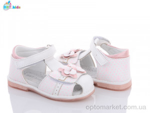 Босоніжки дитячі L6511-3 bbt.kids білий  оптом от Optomarket