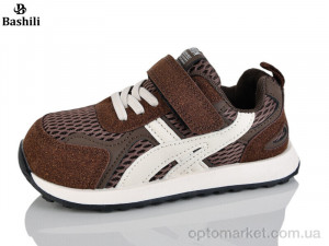 Кросівки дитячі L6521-8 Башили коричневий  оптом от Optomarket