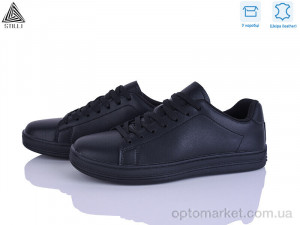 Кросівки чоловічі L70-2 шкіра Stilli чорний  оптом от Optomarket