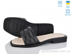 Шльопанці жіночі L72 чорний Lady Million чорний  оптом от Optomarket