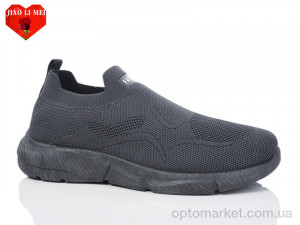 Кросівки чоловічі L76 Jiao Li Mei сірий  оптом от Optomarket