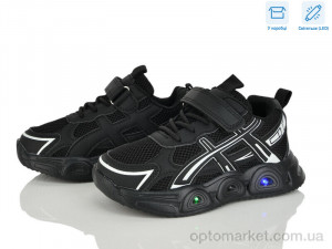 Кросівки дитячі LB1161-1 LED Clibee чорний  оптом от Optomarket