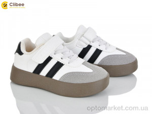 Кросівки дитячі LB822 grey-black Clibee білий оптом от Optomarket