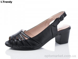Босоніжки жіночі LH01-1 Trendy чорний  оптом от Optomarket