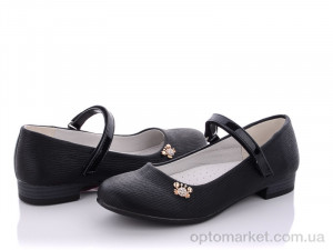 Туфли детские LL-A113 Lilin shoes черный  оптом от Optomarket