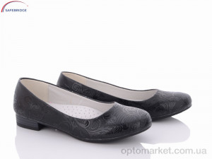 Туфли детские LL-A123 Lilin shoes черный  оптом от Optomarket