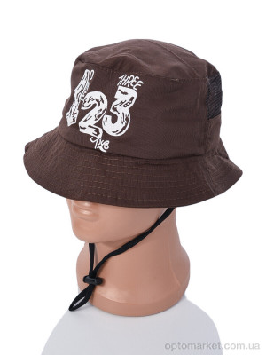 Панама дитячі LM006-5 brown RuBi коричневий  оптом от Optomarket