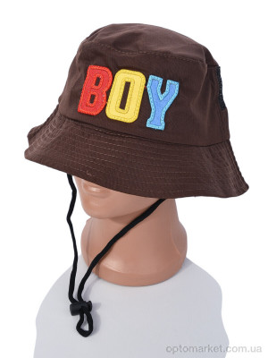 Панама дитячі LM010-2 brown RuBi коричневий  оптом от Optomarket