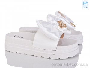 Шльопанці жіночі LM20-2 L&M білий  оптом от Optomarket