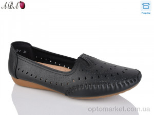 Балетки жіночі LMZ2024-23-2 Aba чорний  оптом от Optomarket