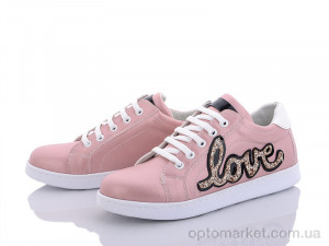 Кросівки жіночі Love pink Mona Lisa рожевий  оптом от Optomarket