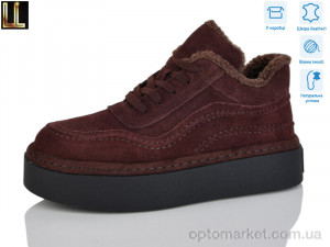 Черевики жіночі LX0070-4 Lilin коричневий  оптом от Optomarket