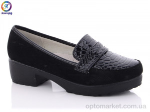 Туфли детские LX364-1 Леопард черный  оптом от Optomarket