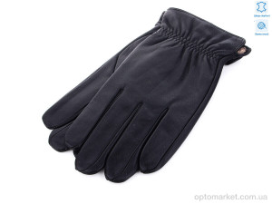Рукавички чоловічі M004М шкіра кози Королева чорний  оптом от Optomarket