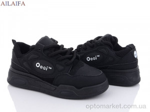 Кросівки жіночі M01-1 Aelida чорний оптом от Optomarket