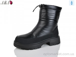 Дутики жіночі M012-1 Aba чорний  оптом от Optomarket