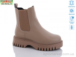 Черевики жіночі M165-1 Hengji коричневий  оптом от Optomarket