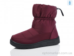 Дутики жіночі M2-19 Ippon бордовий оптом от Optomarket